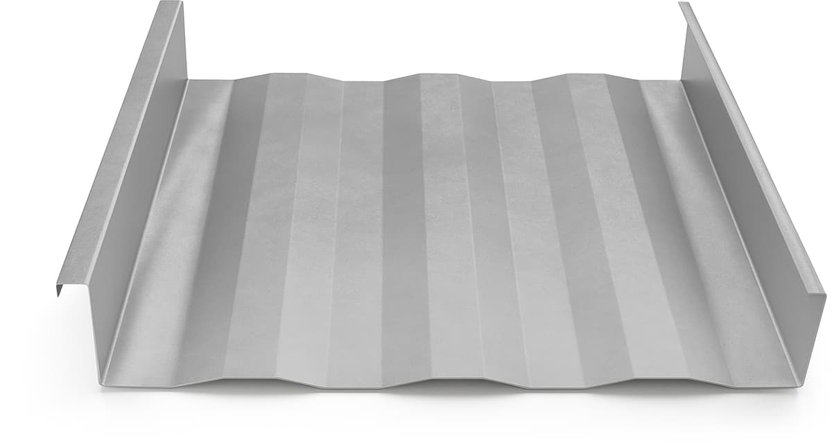 2" Mechanical Seam metal panel